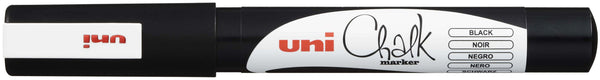 dittadisplay marker unichalk 1.3mm water resistant black noir