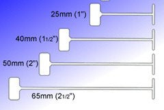 DittaDisplay bride etiquetage pistolet etikettierpistole splinten blanc weiss translucide standard