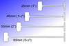 DittaDisplay bride etiquetage pistolet etikettierpistole splinten blanc weiss translucide standard