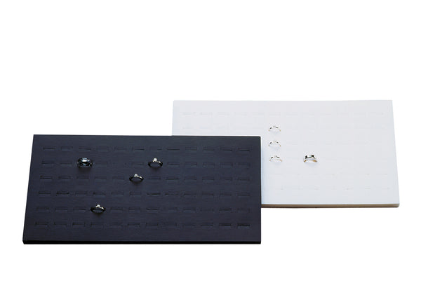 DittaDisplay insert bague noir blanc boite à bijoux Ringeinsatz Schmuckkästchen weiss schwartz ring insert jewelry box white black