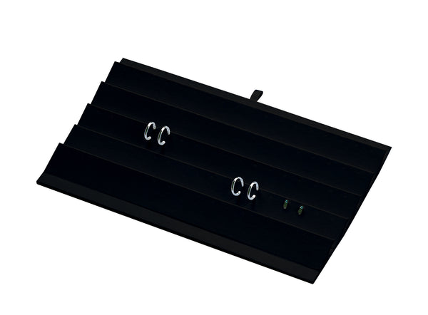 DittaDisplay insert boucle d'oreille noir boite bijoux Ohrringeinsatz schwartz Schmuckkästchen earring insert black jewelry box