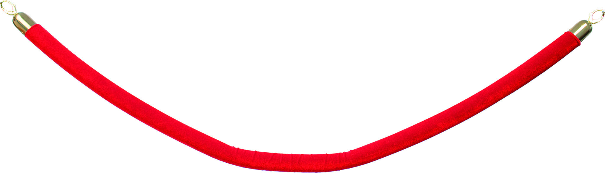 DittaDisplay corde tressée poteau accueil rouge/doré