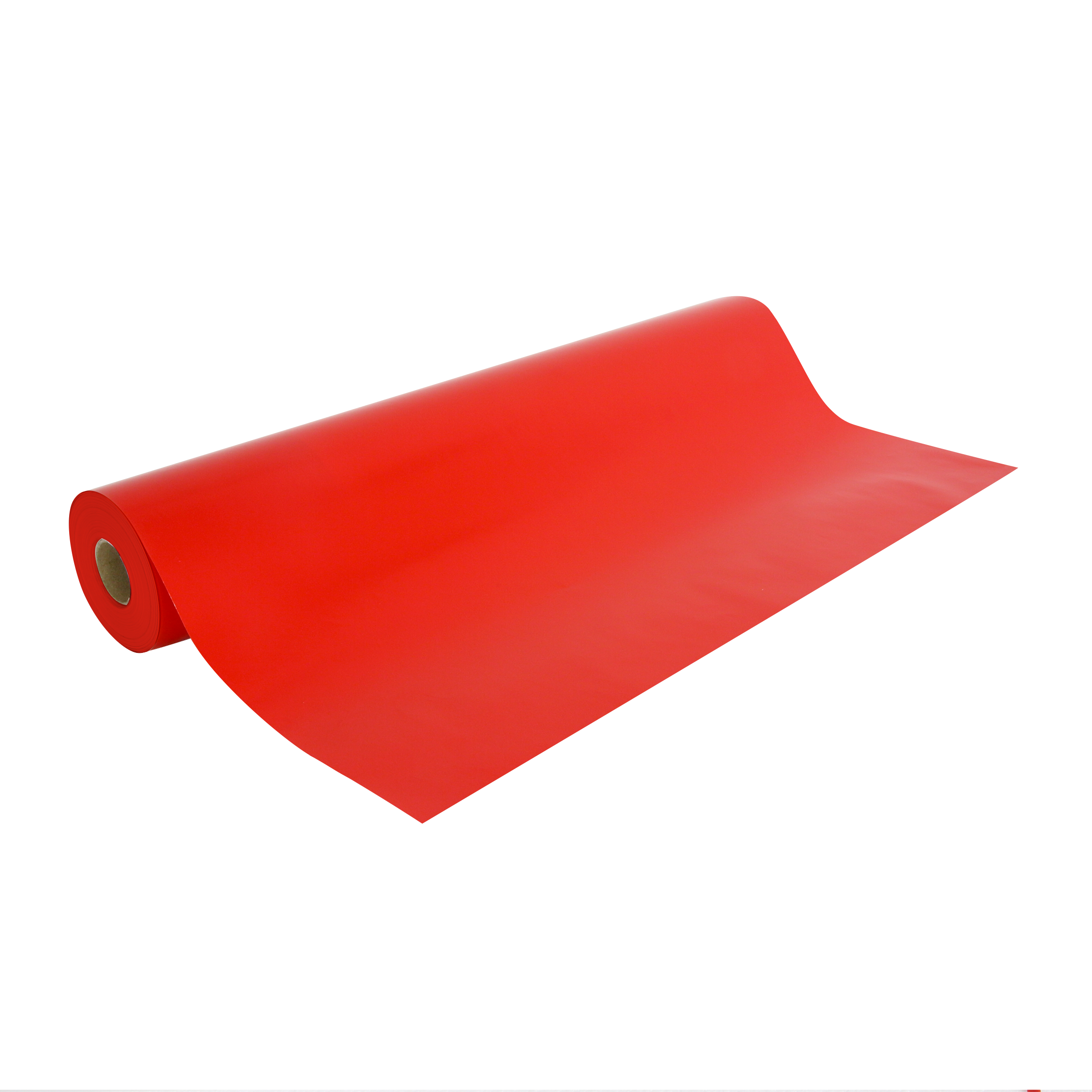 DittaDisplay Rouleau de papier couché haut brillant laqué70gr 70cmx100m rouge Red lacquered high gloss coated paper roll Rolle rot lackiertes, hochglänzend beschichtetes Spezialpapier