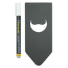 Lot de 10 ardoisines pour bouteilles TAG-BO-WT Noir