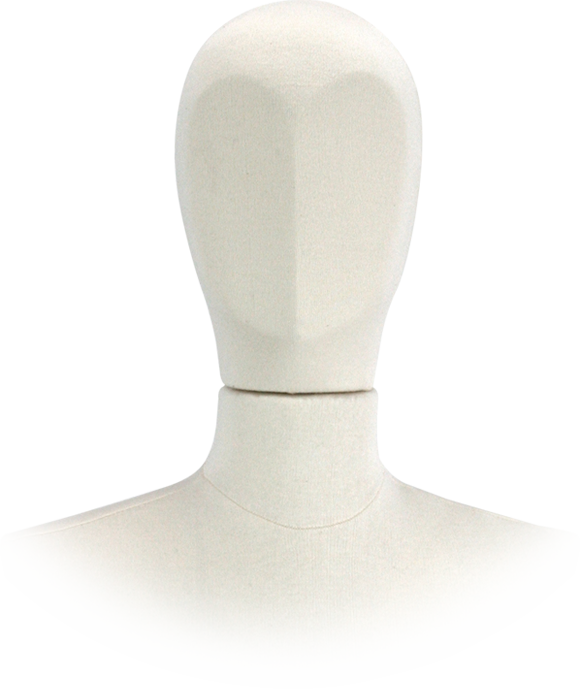 Tête femme pour buste de couture