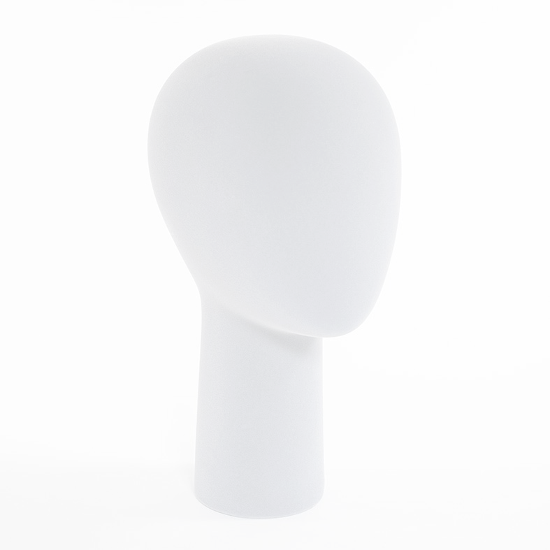 DittaDisplay Tête ovoïde blanc Ovoid head white Eiförmiger Kopf weiss
