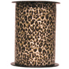 Bobine de bolduc imprimé léopard 10 mm x 225 m – ruban décoratif motifs tigre, vache et zèbre pour emballages cadeaux et décorations originales