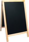 DittaDisplay panneau troittoir stop display double bois massif hêtre