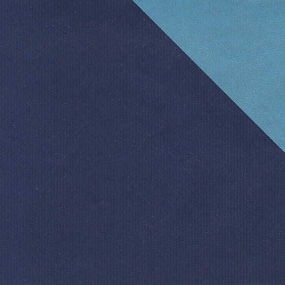 DittaDisplay rouleau papier couleur recto-verso bleu/turquoise sur kraft doppelseitige blau/türkisfarbene Papierrolle auf Kraftpapier double-sided blue/turquoise colored paper roll on kraft