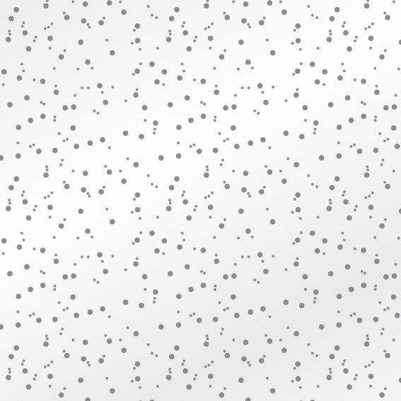 DittaDisplay Rouleau polypro avec impressions petits pois gris Polypro-Rolle mit grauem Polka-Dot-Druck Polypro roll with grey pea prints