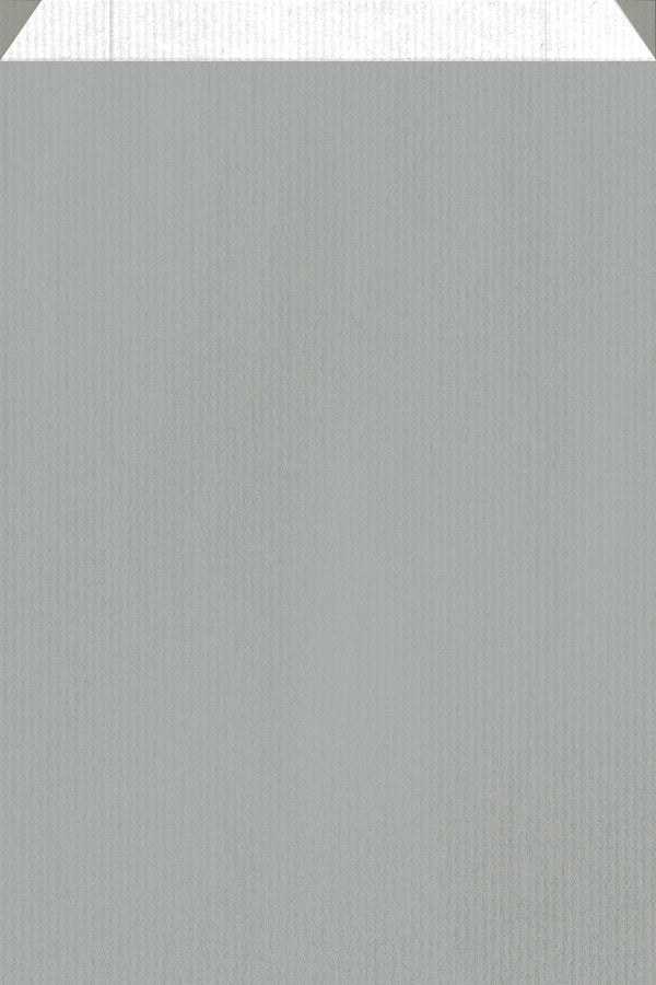 DittaDisplay Pochette papier couleur gris kraft blanc vergé Grey kraft white paper pouch Grau Kraftpapierhülle weißes Büttenpapier