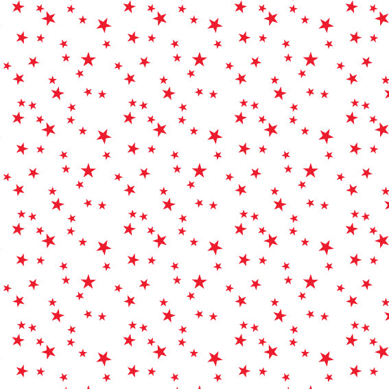 DittaDisplay Rouleau polypro avec impressions étoiles olypro roll with stars prints Polypro-Rolle mit Sternen bedruckt