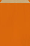 DittaDisplay Retail Solutions - Pochette papier couleur orange sur kraft brun vergé Orange gefärbte Papierhülle auf braunem Kraftpapier Orange colored paper pouch on brown kraft paper