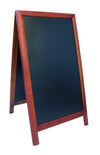 DittaDisplay Retail Solutions - stop trottoir double bois massif brun résistant intempéries