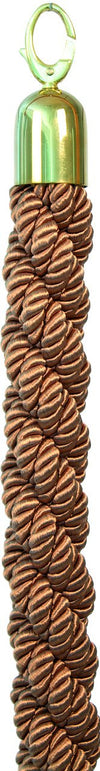 DittaDisplay corde tressée poteau accueil bronze/doré