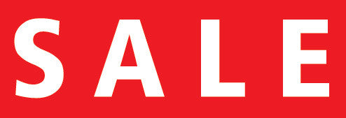 DittaDisplay Retail Solutions affiche carton double face inscription solde "SALE"