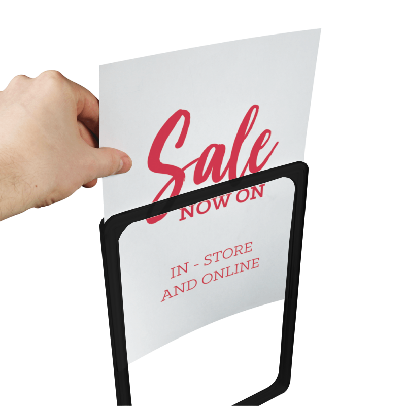DittaDisplay cadre palstique affiche recto-verso plastic frame double-sided poster Kunststoffrahmen doppelseitiges Poster
