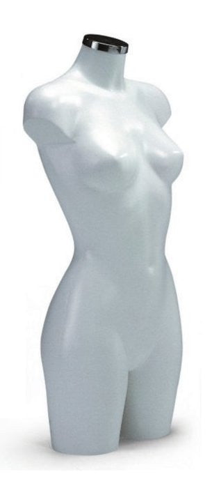 DittaDisplay Retails Solution - torse femme collection energy finition blanc torso Frau kollektion energy finish weiß energy collection women's torso white finish