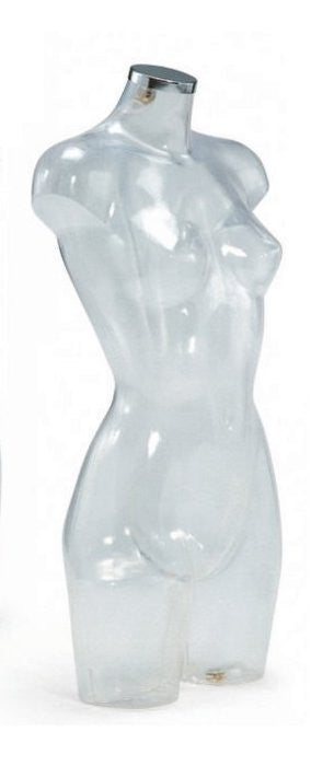 DittaDisplay Retails Solution - torse femme collection energy finition transparent torso Frau kollektion energy finish transparentes energy collection women's torso transparent finish
