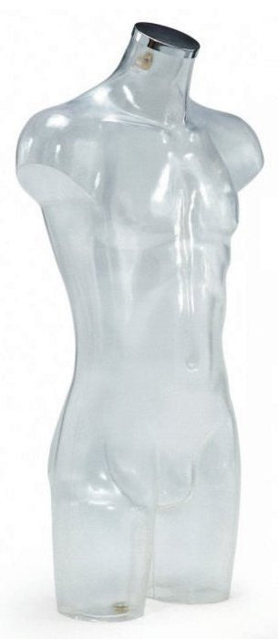DittaDisplay Retails Solution - torse homme collection energy finition transparent torso mann kollektion energy finish transparentes energy collection man's torso transparent finish