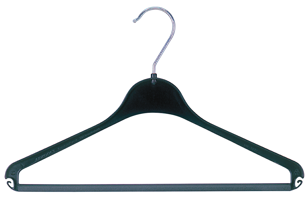 DittaDisplay Shop solutions cintre hanger bugel plastic plastique noir black schwarz