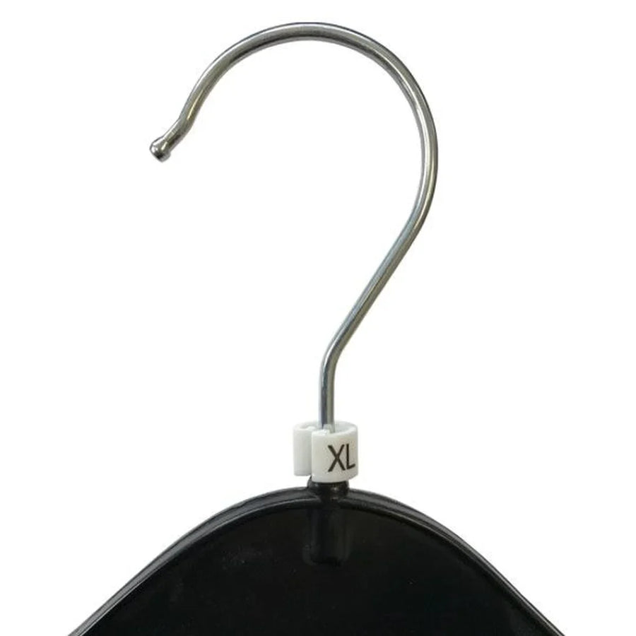 Rondelles de séparation colorées pour portants et barres penderies, idéales pour organiser et structurer les présentations en boutique