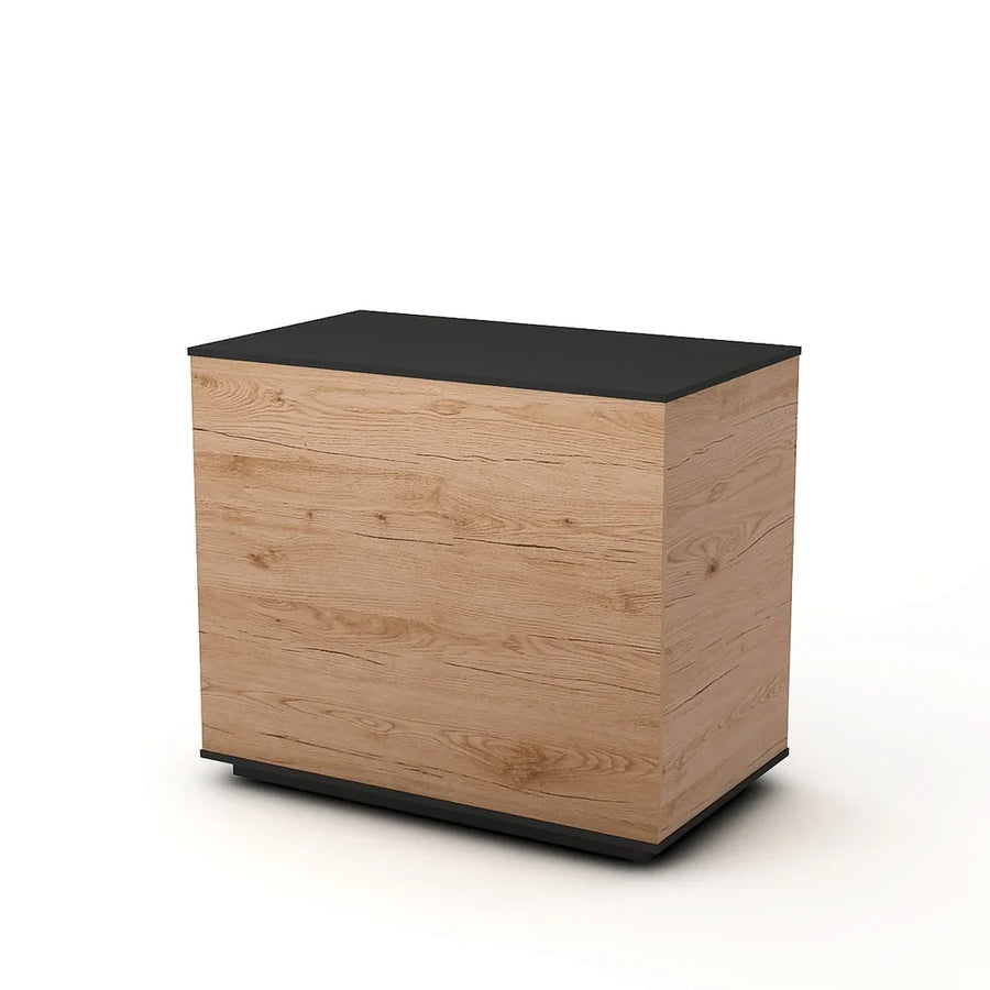Comptoir de vente 3BC4 largeur 119 cm personnalisable, vue d'ensemble, pour magasin professionnel