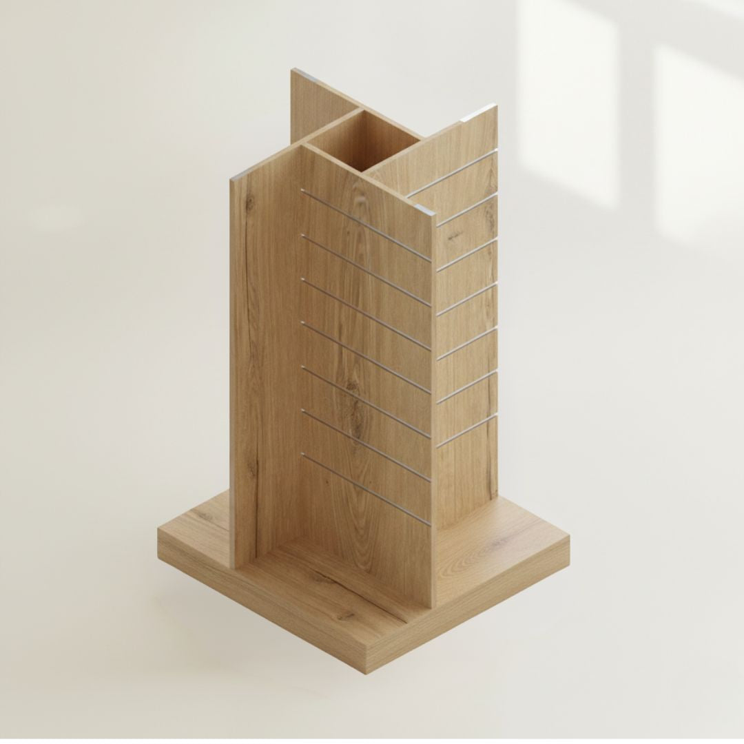 Gondole rainurée en hélice