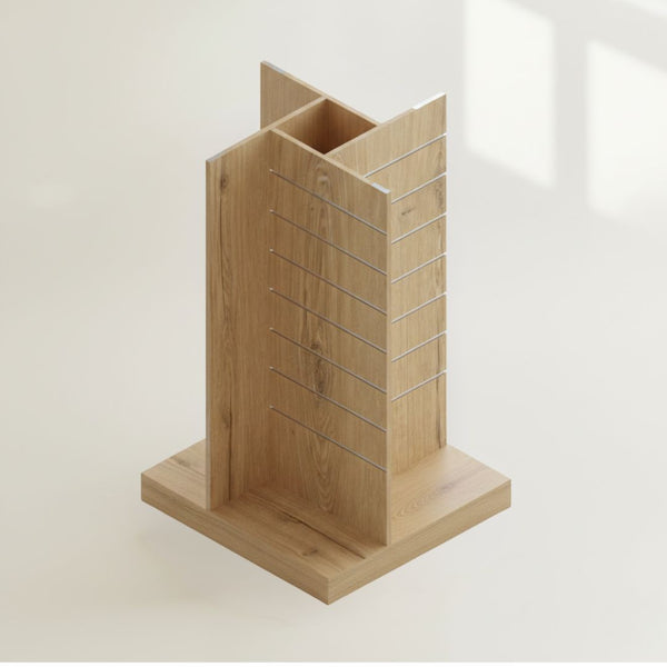 Gondole rainurée en hélice