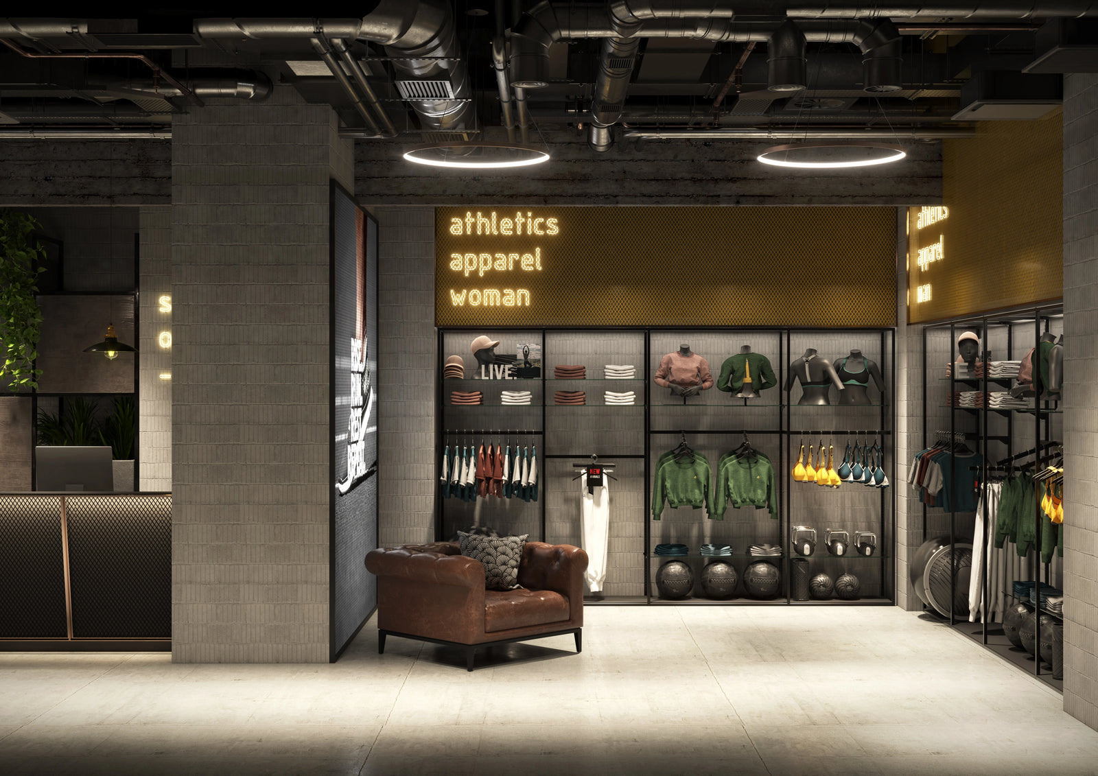 DittaDisplay Écublens — aménagement vestiaires fitness Suisse romande