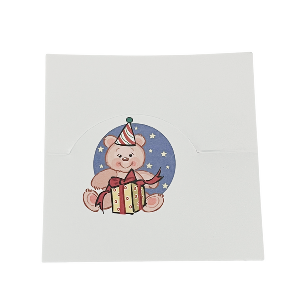 Étiquettes pliable à motifs pour anniversaire