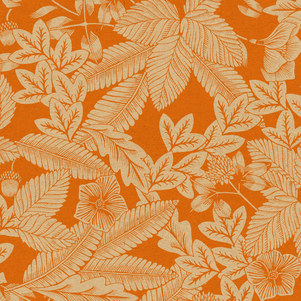 Rouleau de papier motifs varié sur kraft brun - 50m