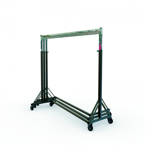 Portant réglable - L150 cm roues Ø 8 cm - ST020R100R