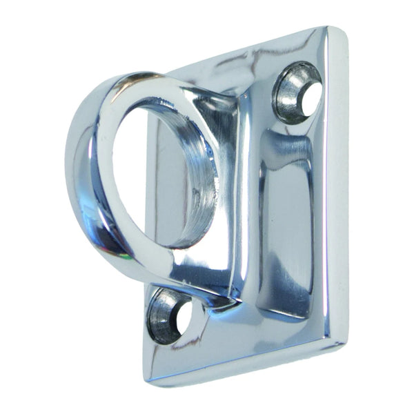 Accroche murale chromée pour corde de guidage, kit de fixation inclus