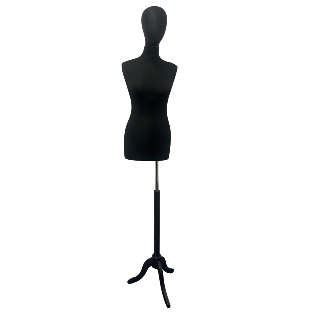 Adaptateur de décentrage d'un buste pour présenter un pantalon
