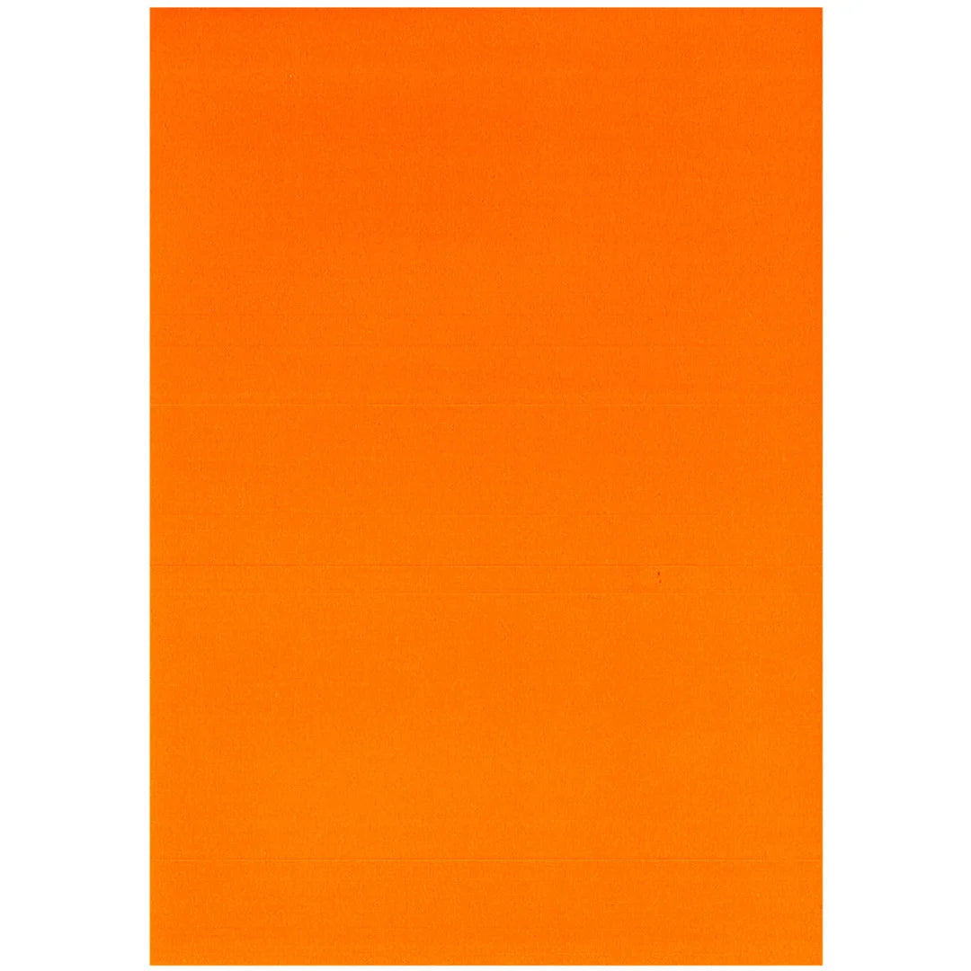 Affiche papier fluo orange uni grand format 70x100 cm pour affichage promotionnel en commerce