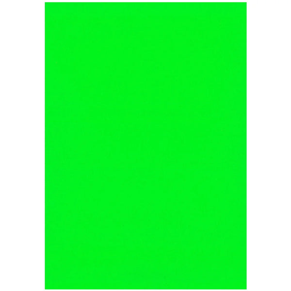 Affiche papier fluo vert uni grand format 70x100 cm pour signalétique promotionnelle en magasin