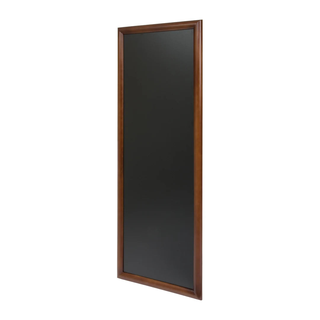 Détail surface laquée ardoise murale bois dur marron foncé 56 x 150 cm pour commerce
