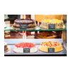 Ardoise de table en L format A8 en situation dans une vitrine ou sur un présentoir de boutique