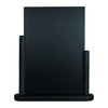 Comparatif des trois formats d'ardoise de table noire en bois laqué : 10x15, 15x21 et 21x30 cm