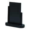 Ardoise de table noire en bois laqué format 10x15 cm pour comptoir ou présentoir