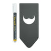 Ardoisines noires pour bouteilles 6,5 x 15,3 cm, lot de 10, écriture double face