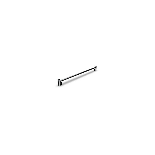 Barre intermédiaire chromée pour portant robuste réglable, disponible en 100 et 150 cm