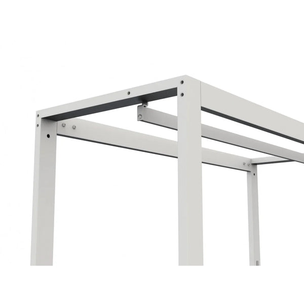 Barre penderie Bigshop en 5 finitions : chromé, noir mat, blanc mat, or mat et cuivre mat