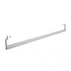 Barre penderie haute pour système Bigshop, tube métal 30×10 mm, longueur 100 cm