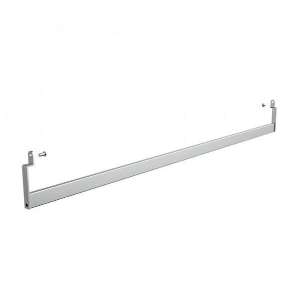 Barre penderie haute pour système Bigshop, tube métal 30×10 mm, longueur 100 cm