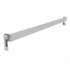 Barre penderie pour système Triplo en tube métal 30×10 mm, finition chromée, pour magasin de vêtements