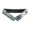 Barrettes de fermeture pour sachets confiseur et SOS, coloris argent et noir, lot de 100 pièces