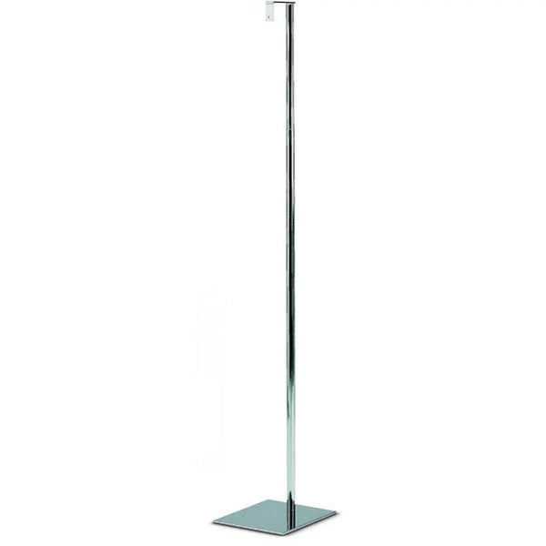Base métallique chromée pour torse Energy avec fixation attache nuque, hauteur réglable 140-180 cm
