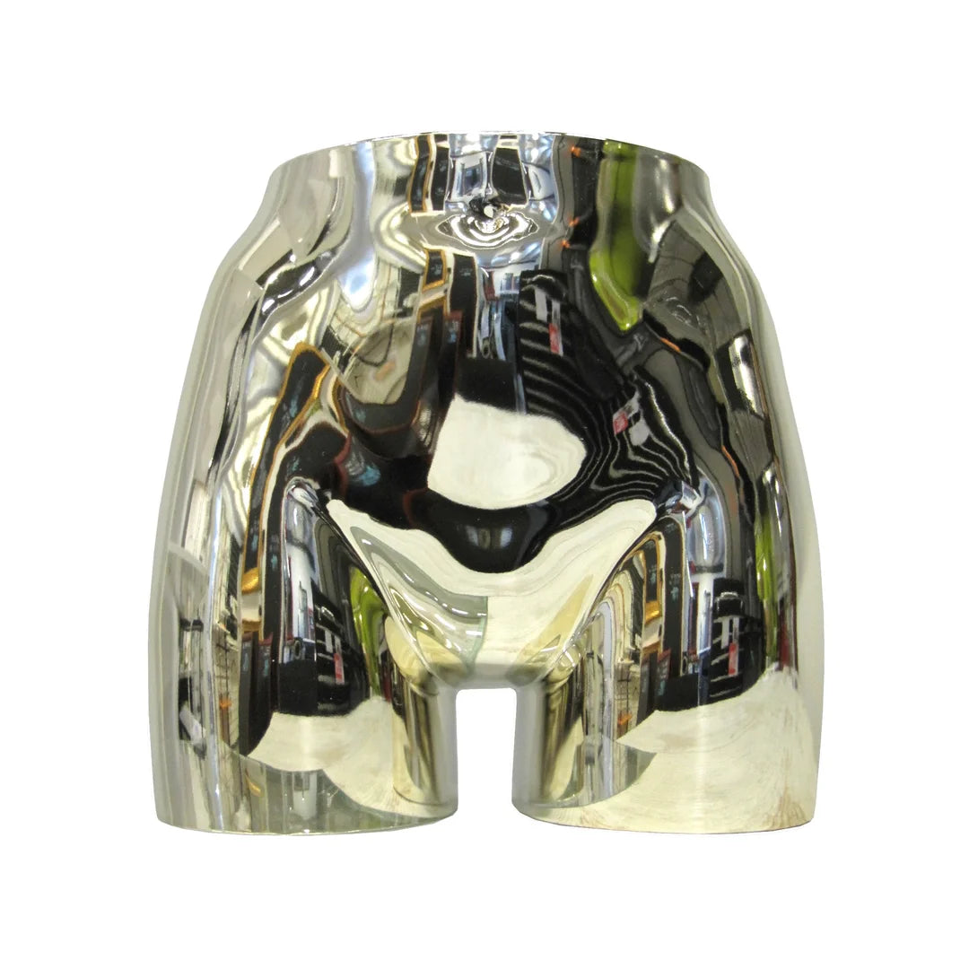 Bassin mannequin femme à poser finition dorée, idéal vitrine premium et scénographie